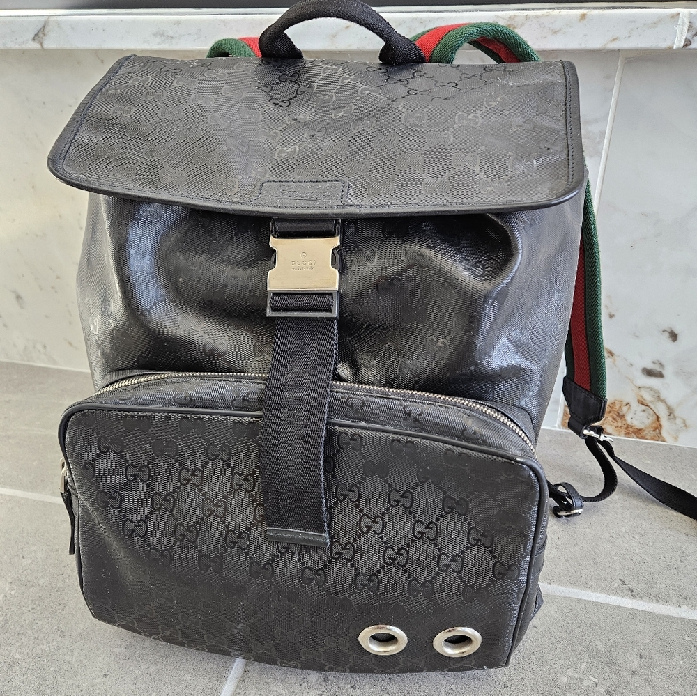GUCCI GG Imprime signature Limited edition Backpack